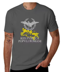 Camiseta Masculina Águia Romana 100% Algodão