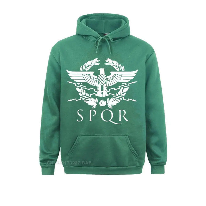 Hoodie masculino spqr gladiador romano imperial golden eagle esportiva harajuku swea harajuku hoodies casuais topos jackeswea