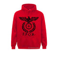 Moletom com capuz spqr gladiador romano imperial golden eagle 2021 inverno moletom masculino casual capuz curto harajuku sweats