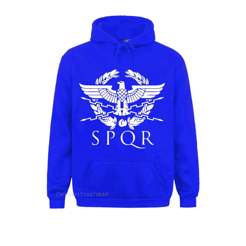 Hoodie masculino spqr gladiador romano imperial golden eagle esportiva harajuku swea harajuku hoodies casuais topos jackeswea