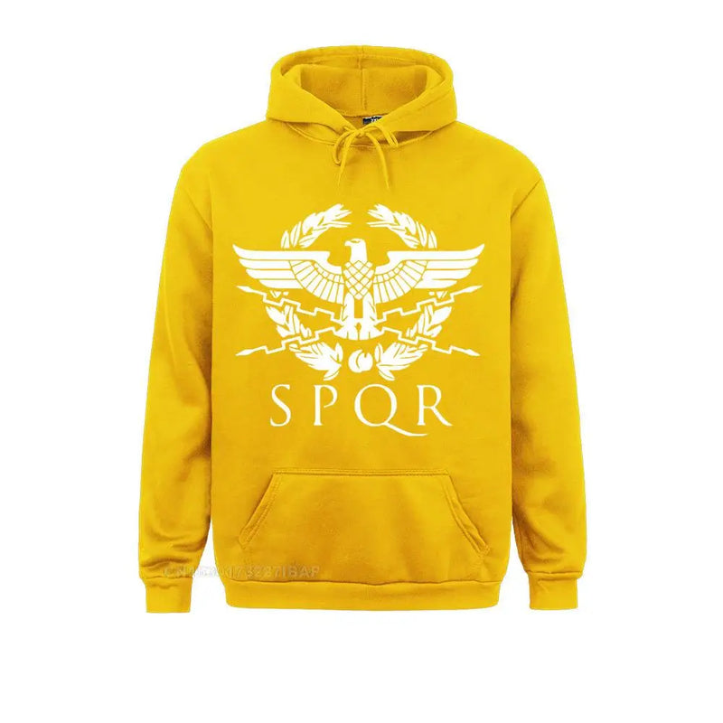 Hoodie masculino spqr gladiador romano imperial golden eagle esportiva harajuku swea harajuku hoodies casuais topos jackeswea
