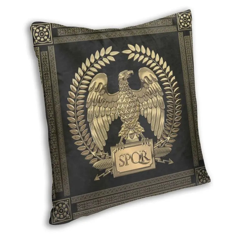 Capa de Almofada SPQR – O Luxo do Império em Cada Detalhe Decorativo
