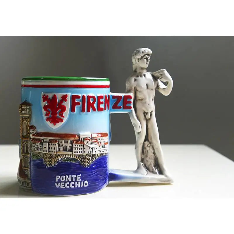 Caneca Cerâmica Torre de Pisa – Design Histórico com Elegância Italiana