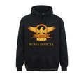 Retro spqr pulôver homem gladiador romano imperial golden eagle camisola império exército hoodie pre-encolhido harajuku presente