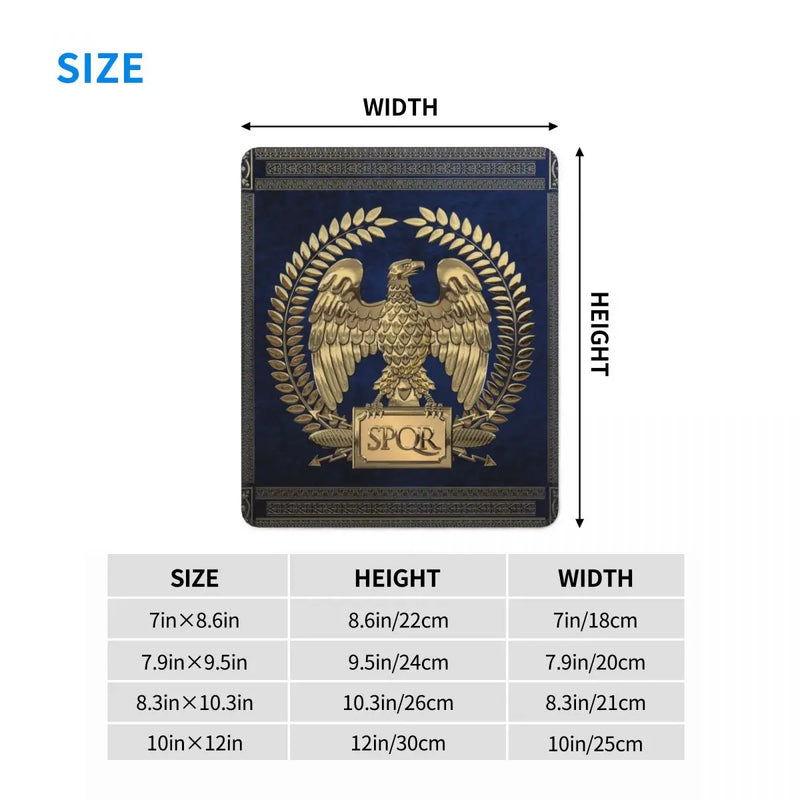 Mouse Pad SPQR Águia Imperial – Precisão Histórica com Conforto Supremo