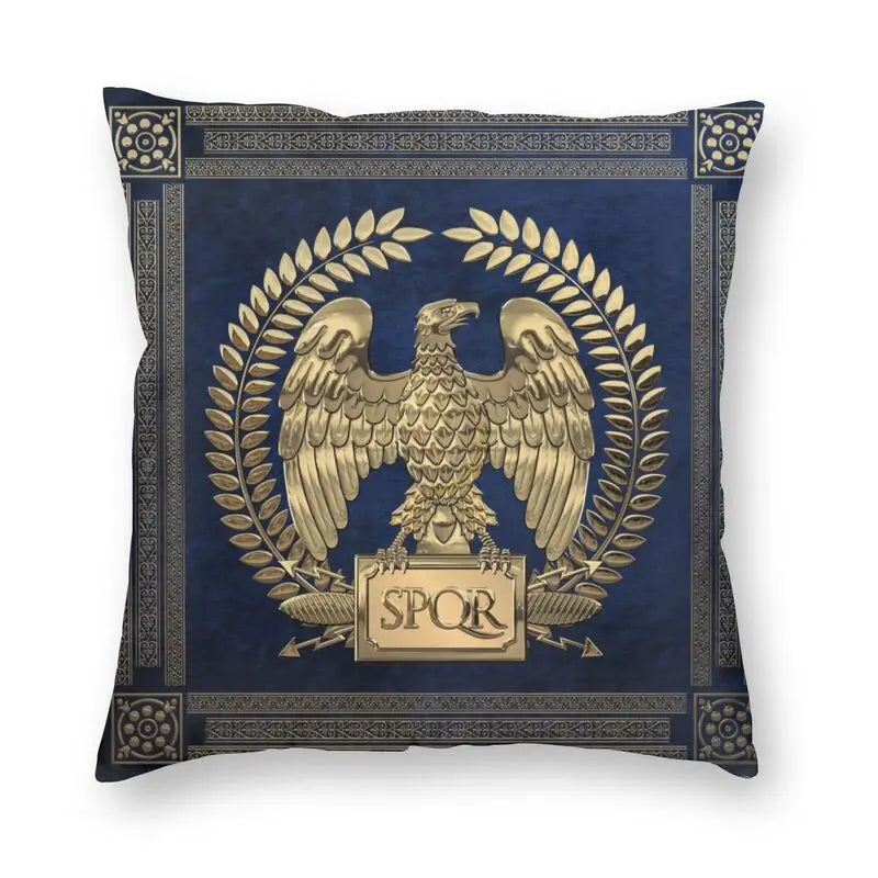 Capa de Almofada SPQR – O Luxo do Império em Cada Detalhe Decorativo