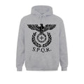 Moletom com capuz spqr gladiador romano imperial golden eagle 2021 inverno moletom masculino casual capuz curto harajuku sweats