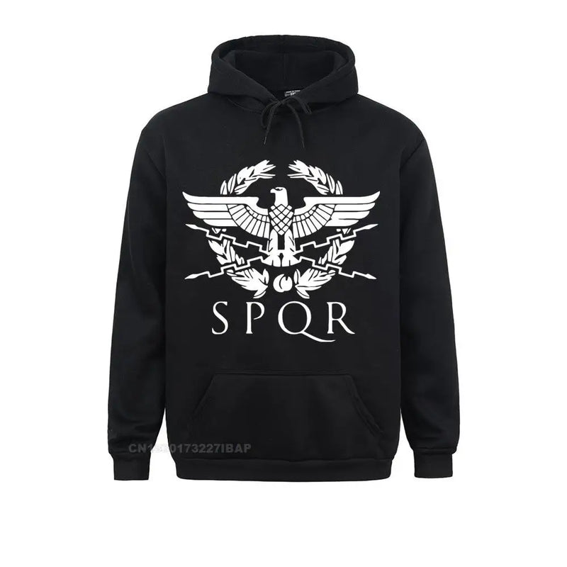 Hoodie masculino spqr gladiador romano imperial golden eagle esportiva harajuku swea harajuku hoodies casuais topos jackeswea