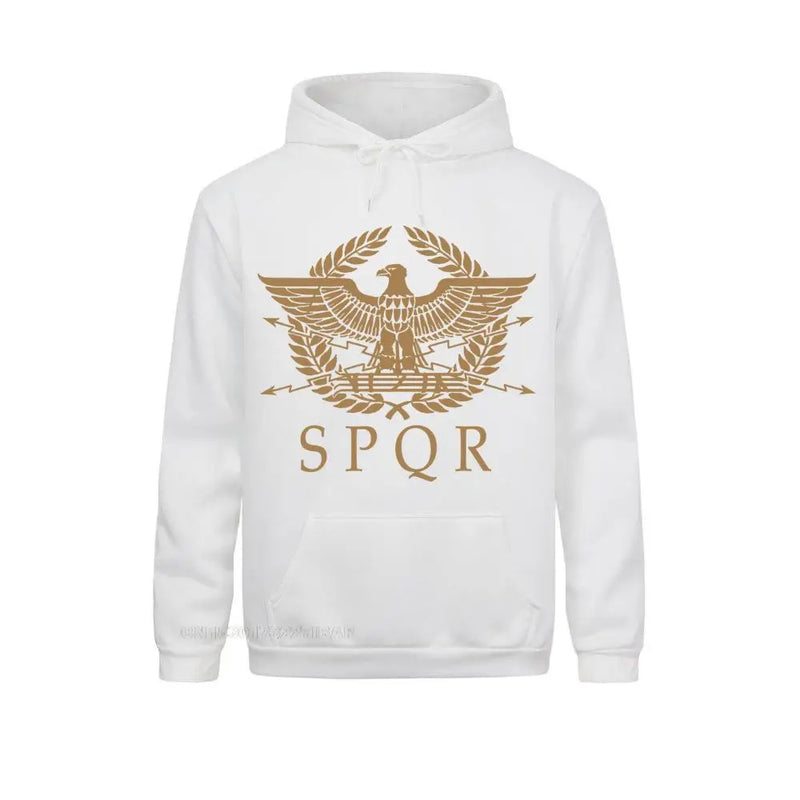 SPQR-RoMan Empire Standard Escudo Sweatshirt, Custom Picture, Man's Retro, Frete Grátis, Tamanho EUA, Tamanho Grande, Crewneck