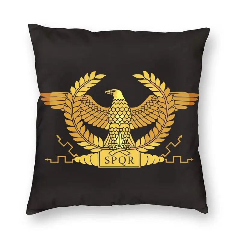 Capa de Almofada SPQR – O Luxo do Império em Cada Detalhe Decorativo