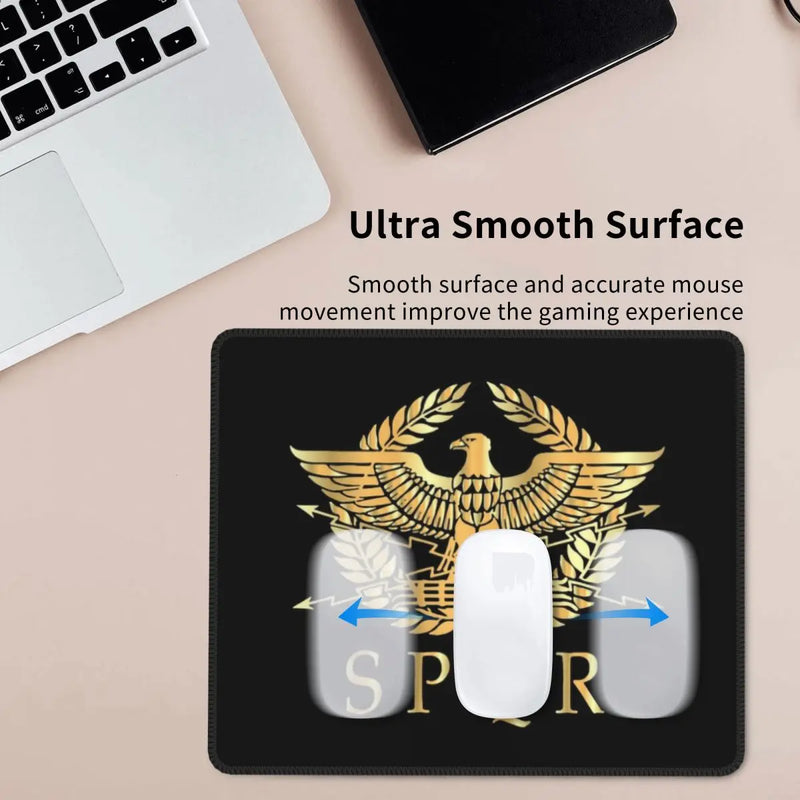 Mouse Pad SPQR Roma Antiga – Conforto Tático e Estilo Imperial na Sua Mesa