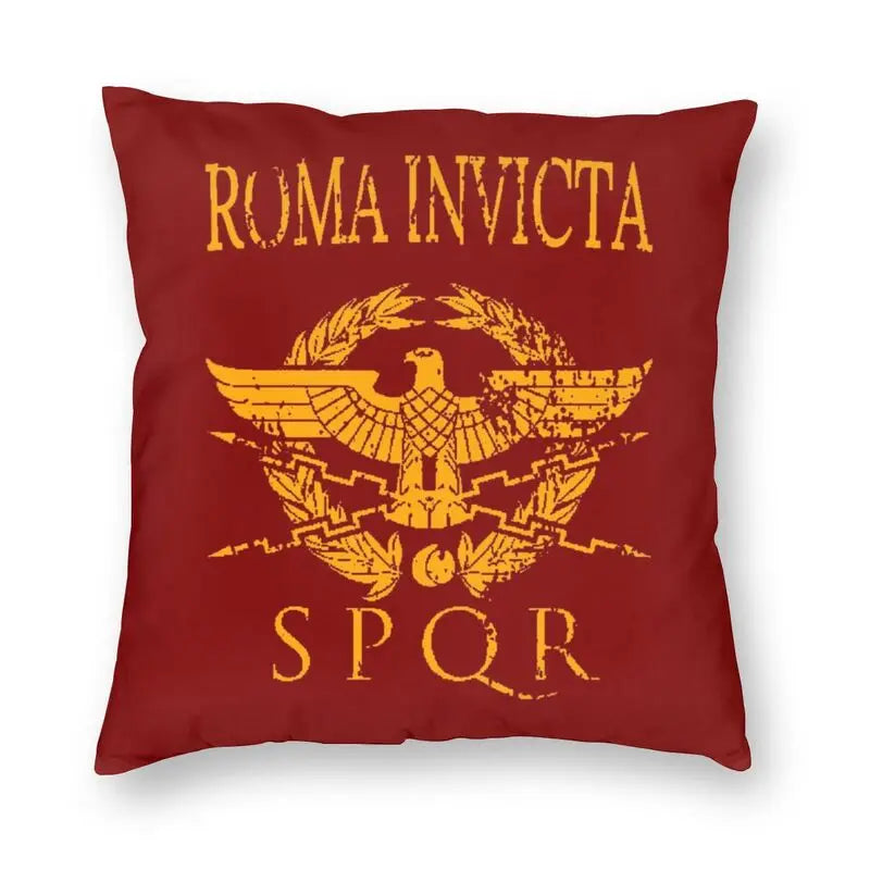 Capa de Almofada SPQR – O Luxo do Império em Cada Detalhe Decorativo