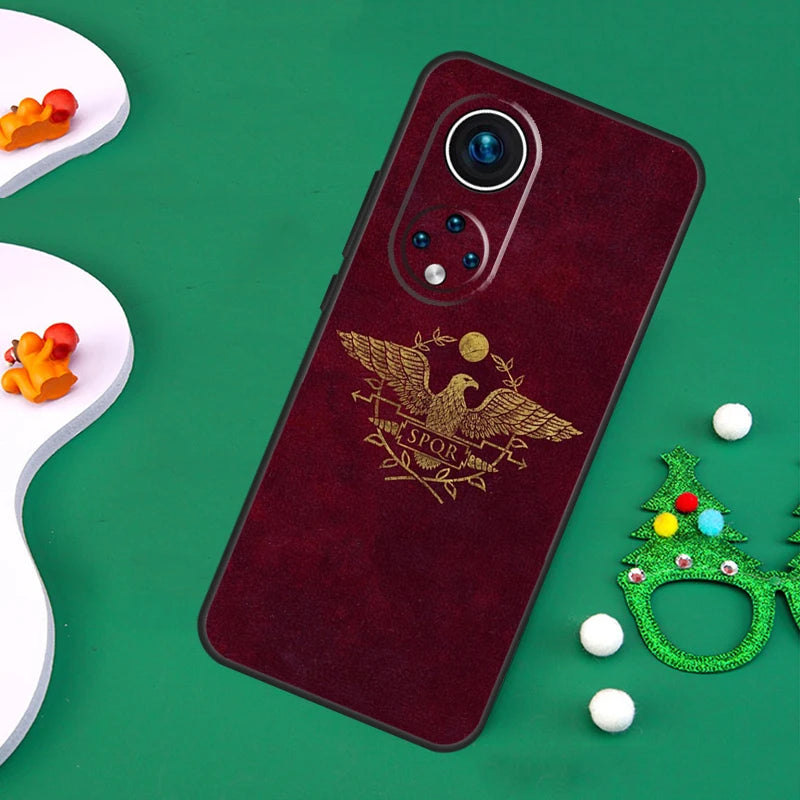 Capa SPQR Legião Romana Para Huawei – Proteção Imperial com Estilo Histórico