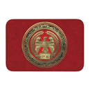 Ouro Romano Imperial Águia Frente Piso Porta de Entrada Tapetes Indoor Militar Roma SPQR Cozinha Banho Capacho Sala Tapete Tapete