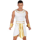 Traje de Sacerdote Romano Antigo para Cosplay Masculino – Autenticidade, Estilo e Poder Ritualístico