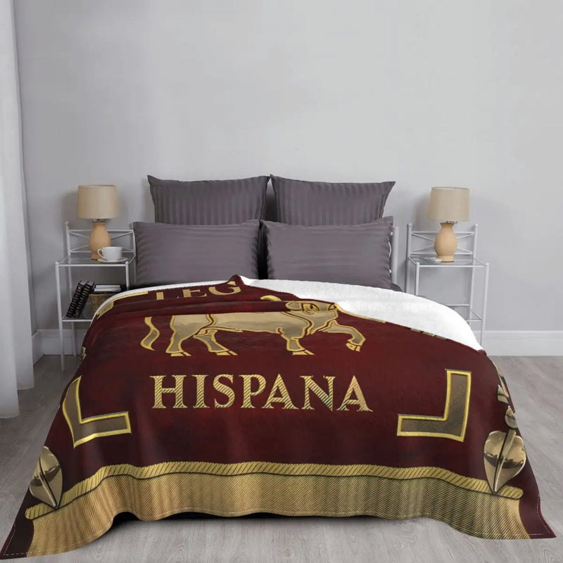 Cobertor Flanela Legio IX Hispana – A Glória de Roma em Forma de Conforto