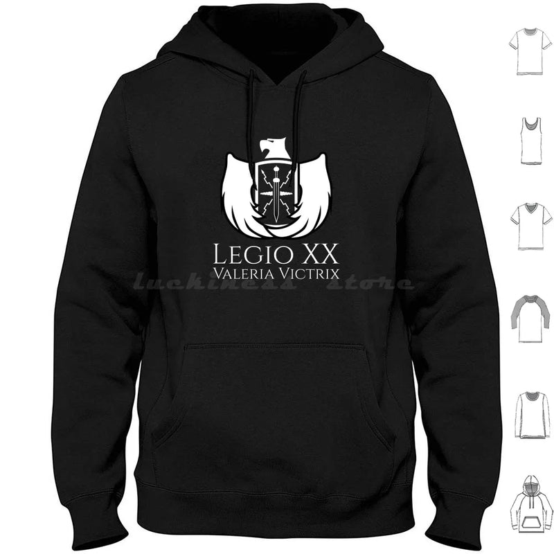 Moletom Legio XX Valeria Victrix – Estilo Romano Autêntico