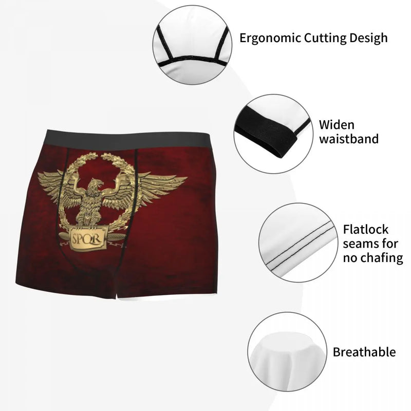 Boxer Masculino SPQR – Conforto e Estilo da Roma Antiga