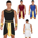 Traje de Sacerdote Romano Antigo para Cosplay Masculino – Autenticidade, Estilo e Poder Ritualístico