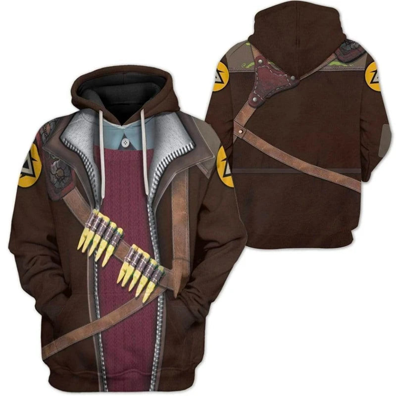 Knight Armor 3d Printed Sweatshirts Male Funny Graphic Cosplay Hoodies Casual Men's Hoody Vintage Fashion Printing Pullovers