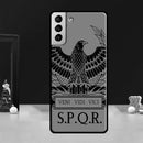 Capa SPQR Legião Romana para Samsung Galaxy S – A Força de Roma no Seu Bolso