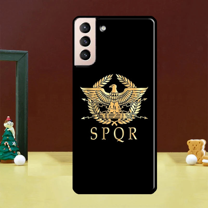 Capa SPQR Legião Imperial Romana Fundas Para Samsung Galaxy S23 S20 FE S21 FE S22 Ultra Note 20 S10e S8 S9 S10 Note 10 Plus