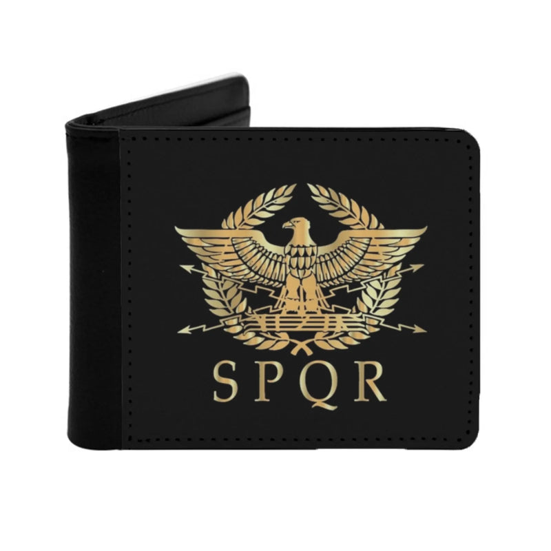 Carteira SPQR – Elegância, Poder e Tradição em Suas Mãos