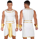Traje de Sacerdote Romano Antigo para Cosplay Masculino – Autenticidade, Estilo e Poder Ritualístico