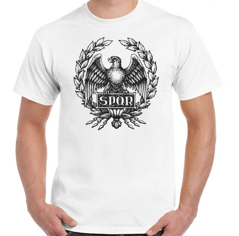 Camiseta SPQR Legião Romana 100% Algodão