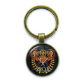 Retro Pingente De Vidro Chaveiro, Charm Bag, Lembrança Chaveiro, Constelações Do Império Romano, Jóias