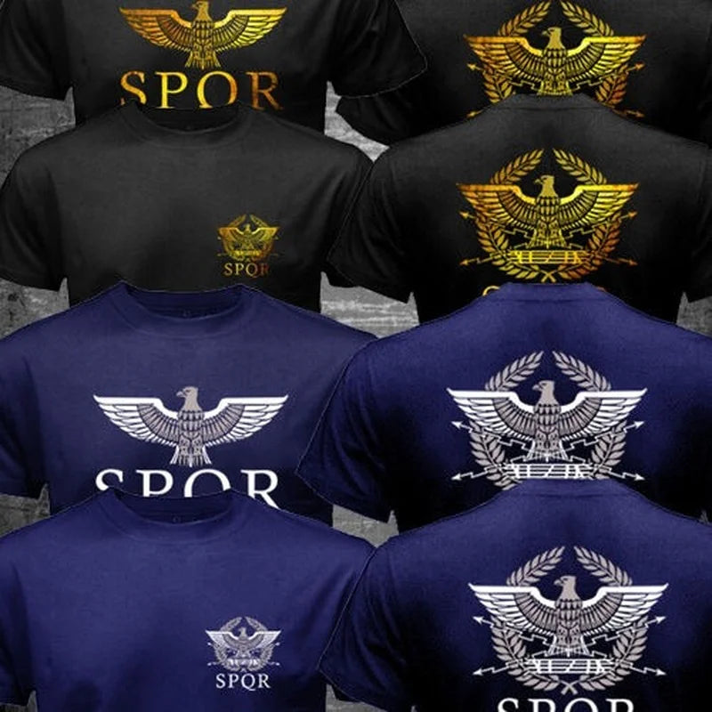 Camiseta SPQR Roma Antiga – Design Autêntico e Confortável