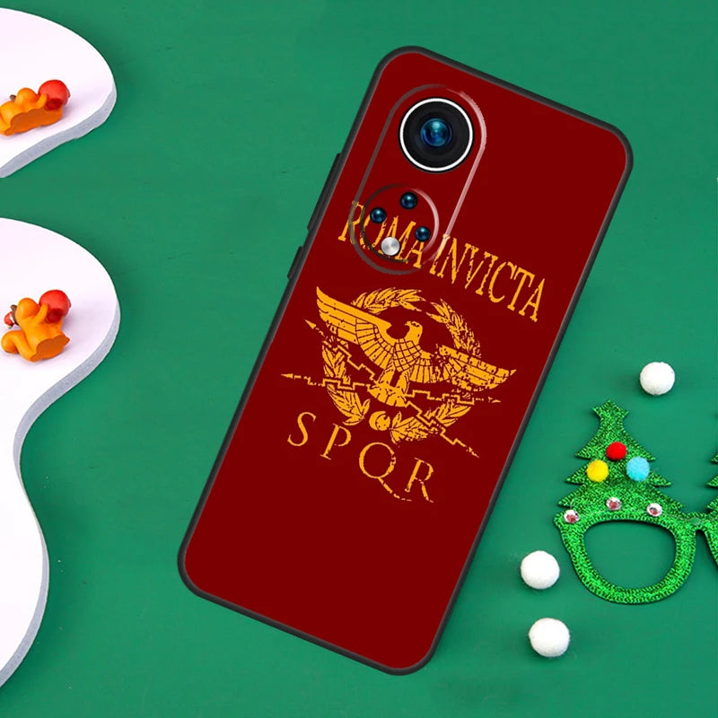 Capa SPQR Legião Romana Para Huawei – Proteção Imperial com Estilo Histórico