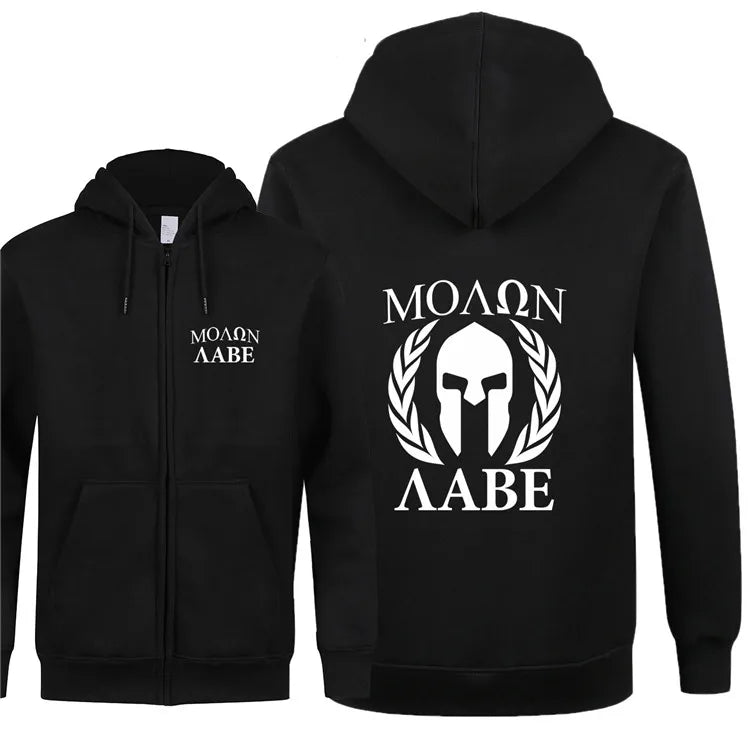 Moletom Masculino Molon Labe – Estilo Espartano Autêntico