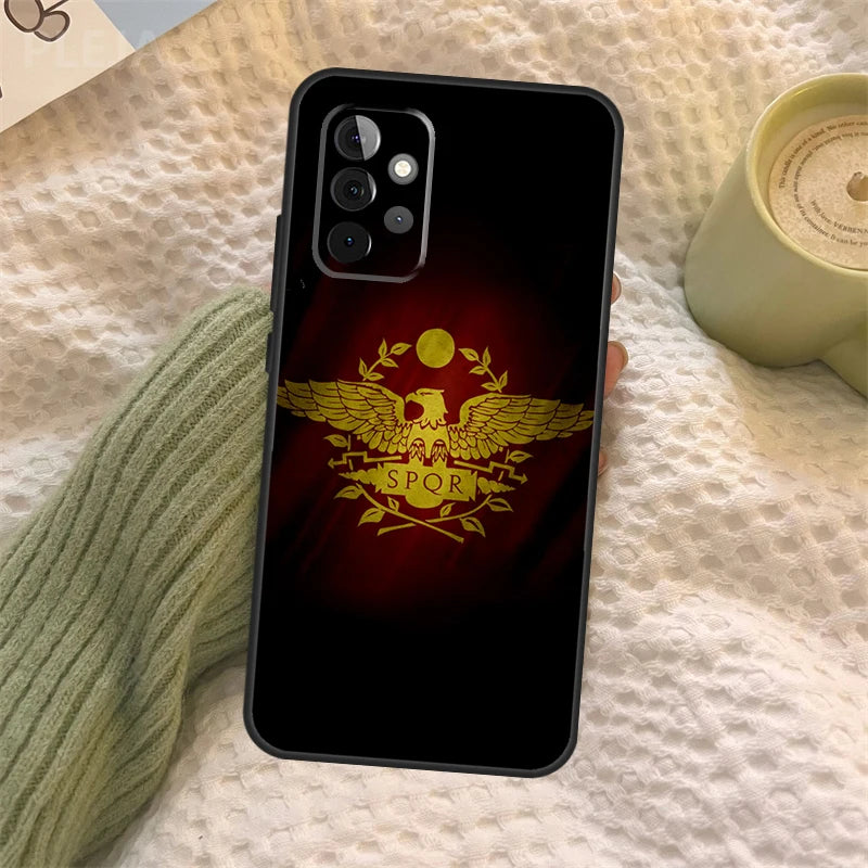 Capa SPQR Legião Imperial Romana para Samsung Galaxy, Capa para A34, A54, A14, A13, A52, A52S, A32, A12, A22, A72, A71, A51, A33, A73, A53