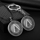 Chaveiro Espartano de Metal – Honra, Força e Tradição para Suas Chaves