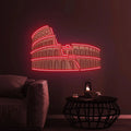 Decoração Neon Coliseu – Luz, História e Estilo em Uma Só Peça Decorativa