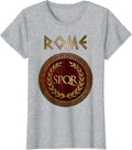 Camiseta Masculina SPQR – Símbolo da Roma Antiga em Algodão 100%