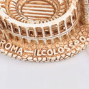 Mini Escultura Coliseu Roma Antiga em Resina – Um Monumento Histórico na Palma da Mão