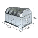 Baú de Tesouro Romano Antigo com Moedas de Ouro – Decoração Histórica e Diversão Temática