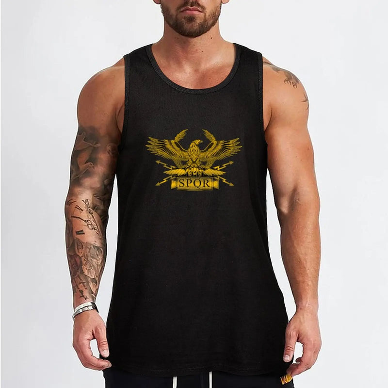 Regata Masculina SPQR Águia – Estilo Roma Antiga