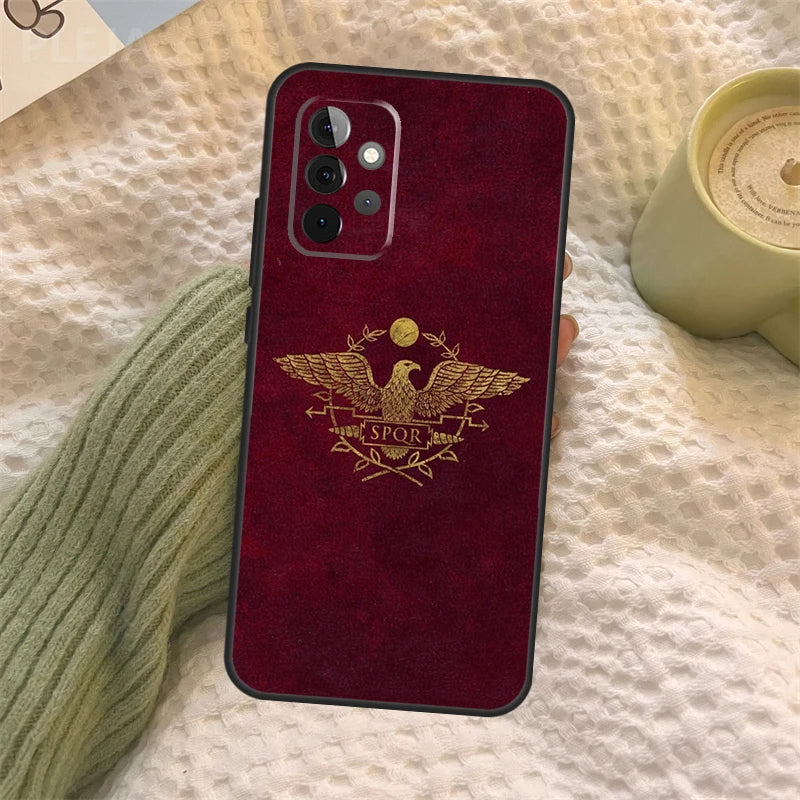 Capa SPQR Legião Imperial Romana para Samsung Galaxy, Capa para A34, A54, A14, A13, A52, A52S, A32, A12, A22, A72, A71, A51, A33, A73, A53