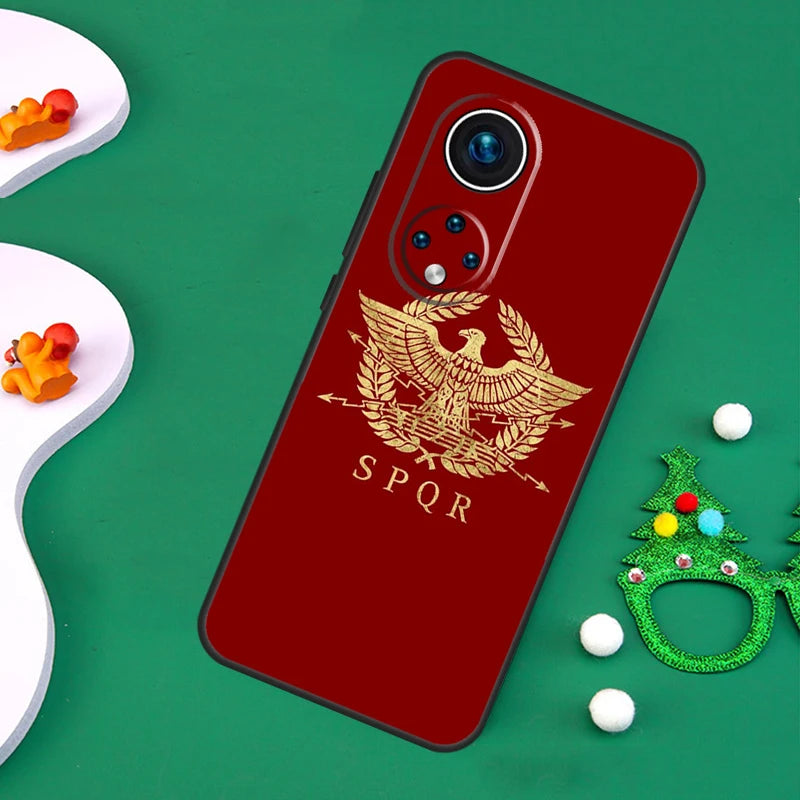 Capa SPQR Legião Romana Para Huawei – Proteção Imperial com Estilo Histórico