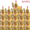 Idade medieval Castelo Blocos de Construção, Guerreiros espartanos, Cruzado Legião Romana, Infantaria Cavalaria, Figuras do Castelo, Brinquedos