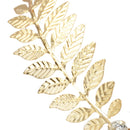 Tiara Romana de Cristal Folha de Ouro – Elegância Nupcial com História