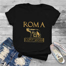 Camiseta Feminina Roma Caput Mundi – Estilo Autêntico