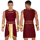 Traje de Sacerdote Romano Antigo para Cosplay Masculino – Autenticidade, Estilo e Poder Ritualístico