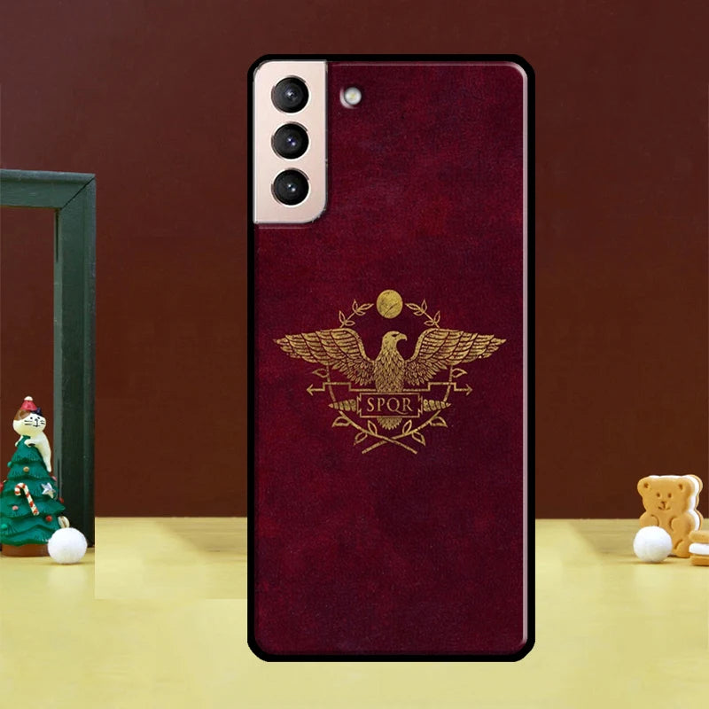 Capa SPQR Legião Imperial Romana Fundas Para Samsung Galaxy S23 S20 FE S21 FE S22 Ultra Note 20 S10e S8 S9 S10 Note 10 Plus
