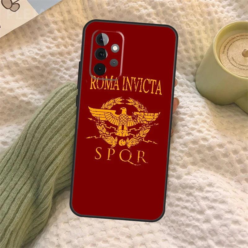 Capa SPQR Legião Imperial Romana para Samsung Galaxy, Capa para A34, A54, A14, A13, A52, A52S, A32, A12, A22, A72, A71, A51, A33, A73, A53