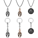 Chaveiro Espartano de Metal – Honra, Força e Tradição para Suas Chaves