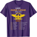 Camiseta SPQR Júlio César – Design Histórico e Conforto